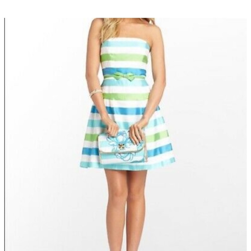 Lilly Pulitzer Jordan Dress Organza Stripe